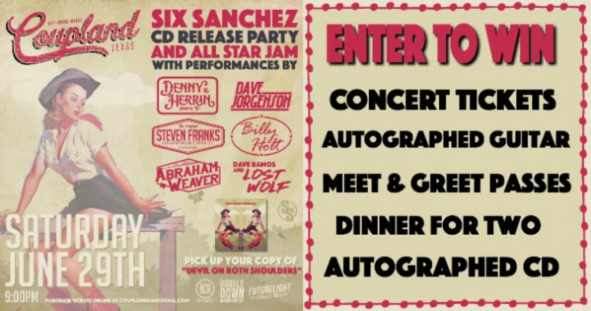 ENTER TO WIN THE ULTIMATE SIX SANCHEZ PRIZE PACKAGE