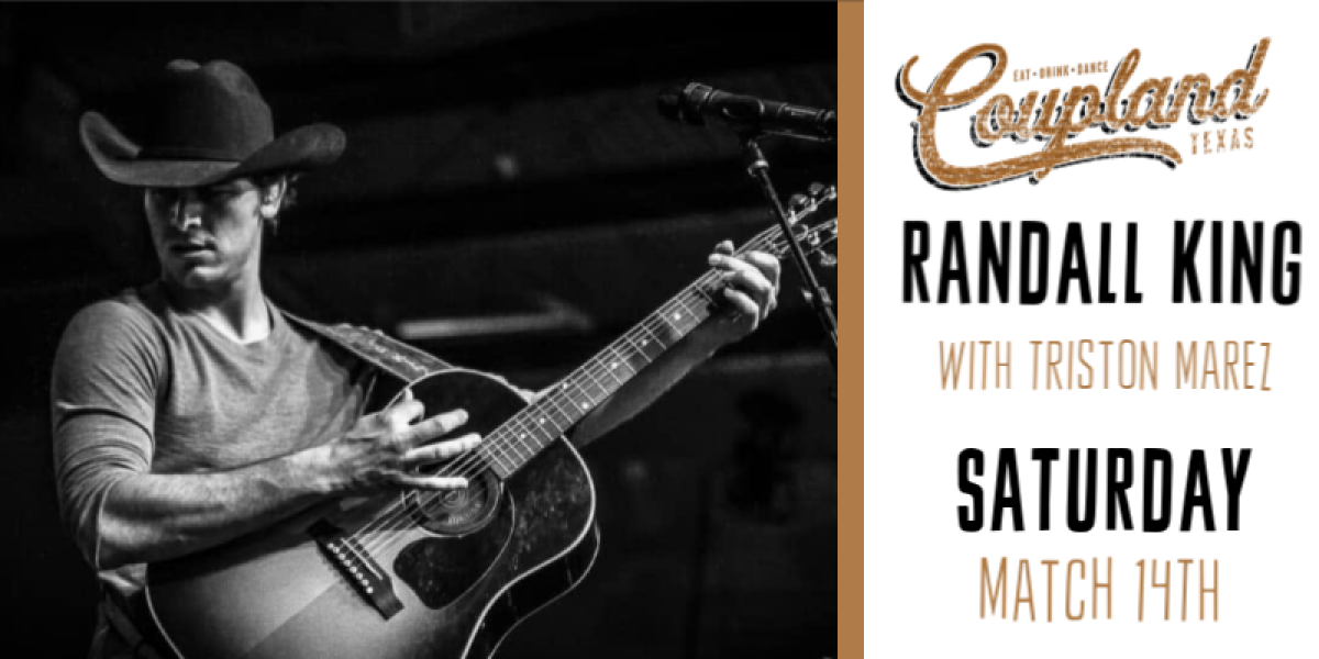 Enter To Win Randall King At Coupland Dance Hall Tickets