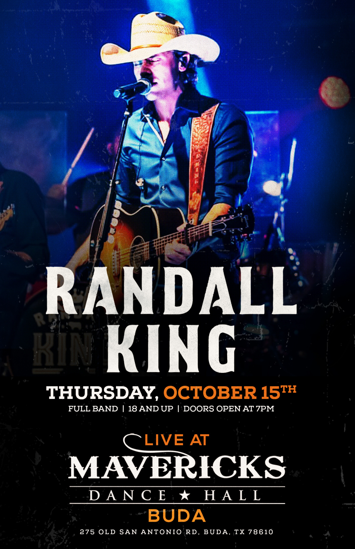 Win Your Way On The Guest List To See Randall King At Mavericks 
