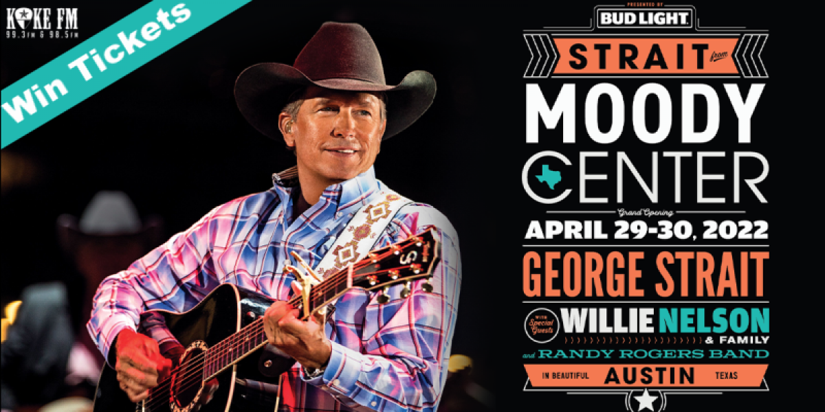 Win Tickets to Moody Center Grand Opening Featuring George Strait, with Special Guests Willie Nelson & Family and Randy Rogers Band