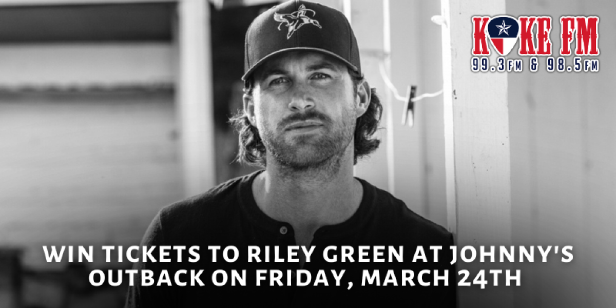 Enter to Win Tickets to Riley Green at Johnny's Steaks & BBQ