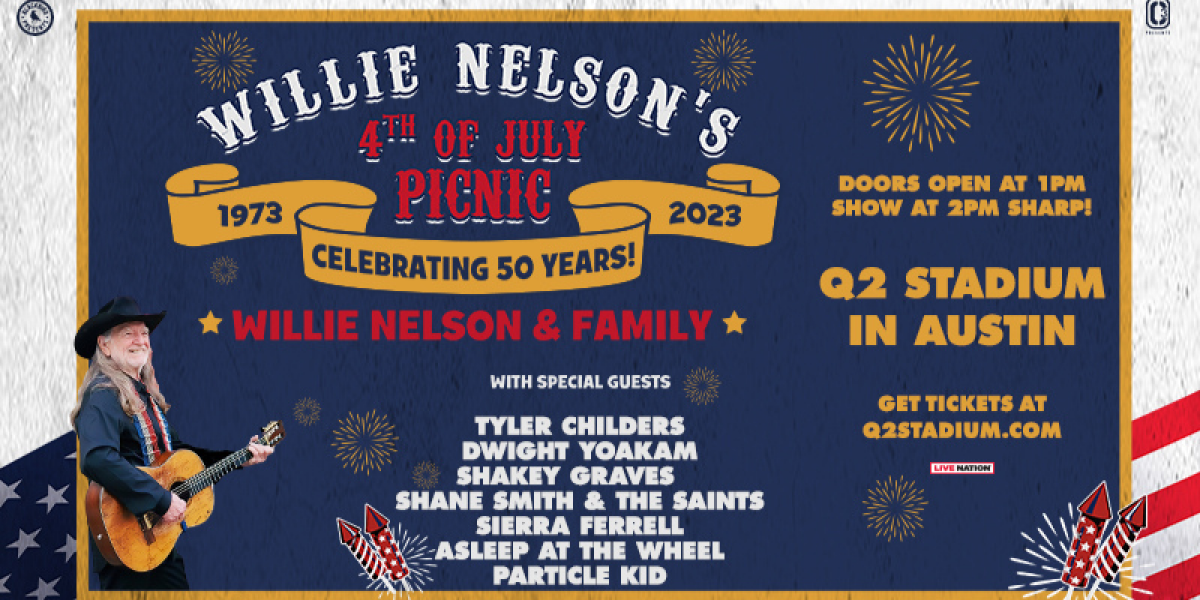 Enter to Win Tickets to Willie Nelson's 4th of July Picnic