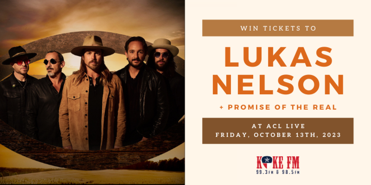 Win a pair of tickets to LUKAS NELSON at ACL Live 10/13!
