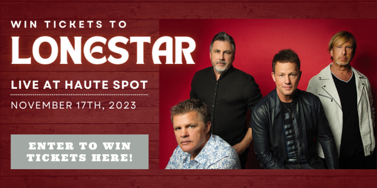 Win Tickets to See Lonestar LIVE at Haute Spot on 11/17!