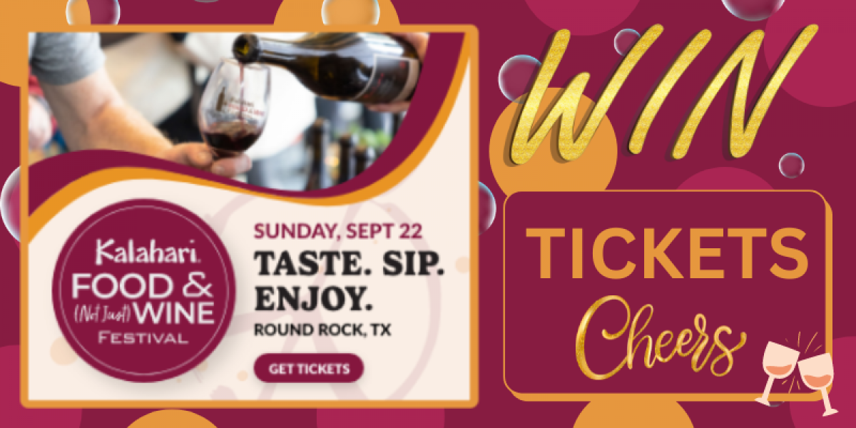 Win Tickets to The Kalahari Food & (Not Just) Wine Festival