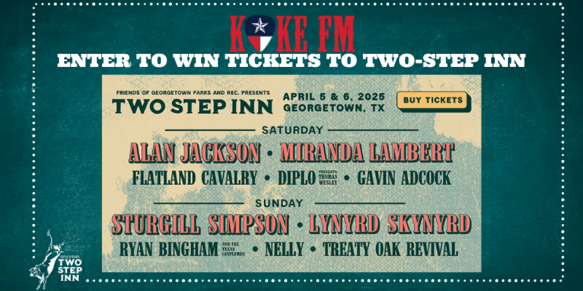 Enter to win tickets to Two-Step Inn, Georgetown, Texas