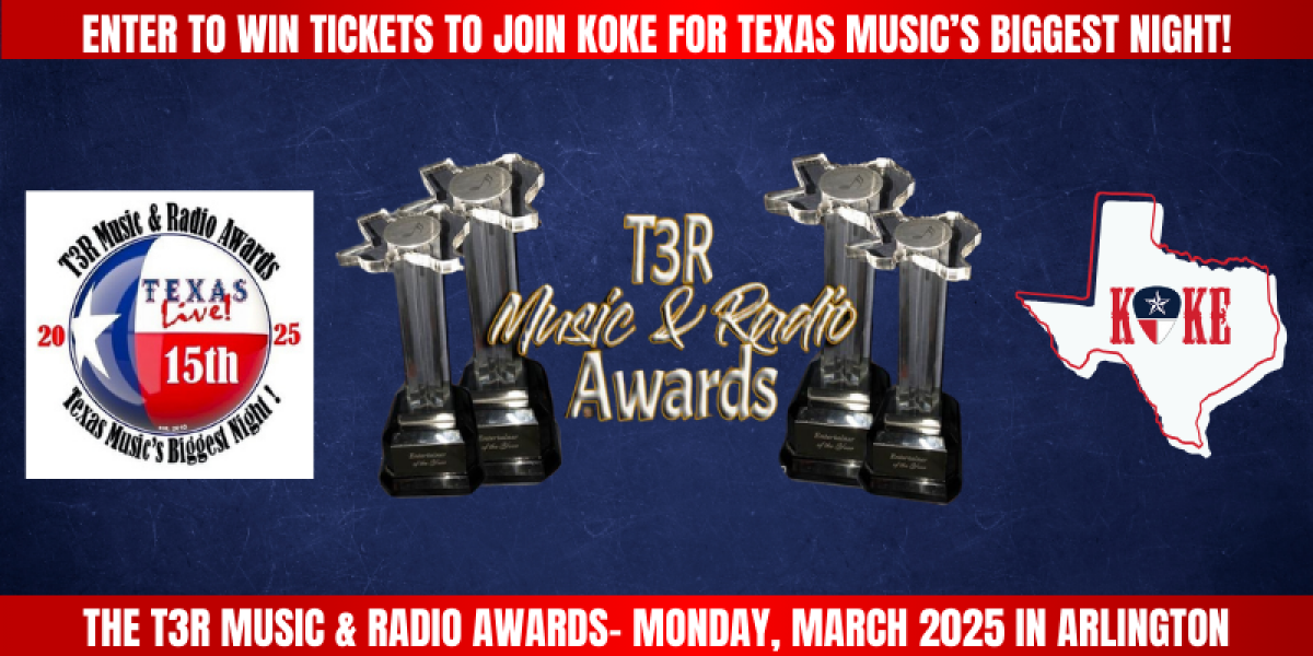 WIN TICKETS TO THE TEXAS REGIONAL RADIO AWARDS SHOW IN ARLINGTON, TX!