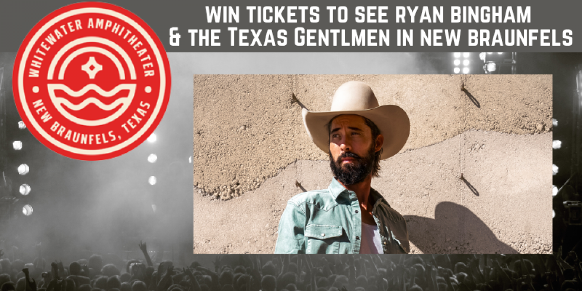 WIN TICKETS TO SEE RYAN BINGHAM AT WHITEWATER AMPITHEATER