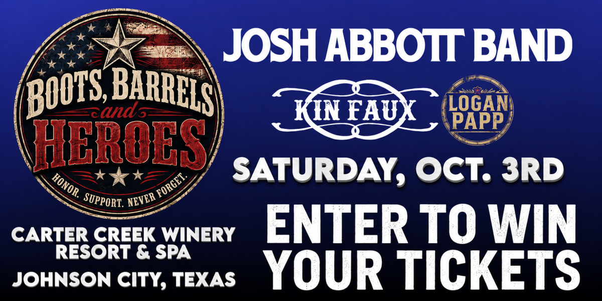Enter To Win Boots, Barrels & Heros Tickets