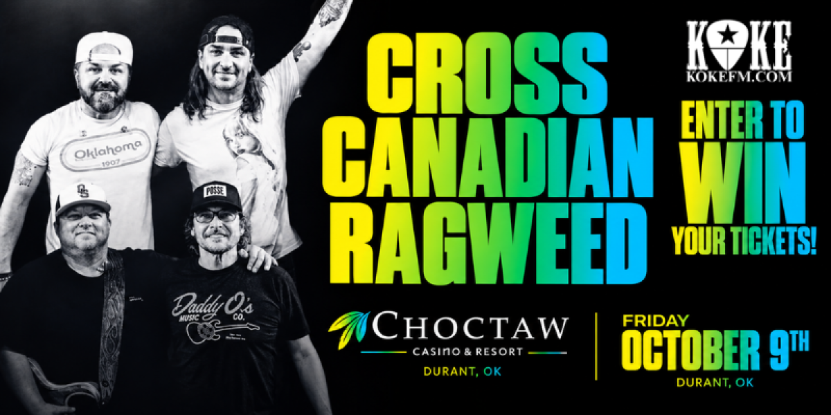 Win Tickets to See Cross Canadian Ragweed at Choctaw Casino