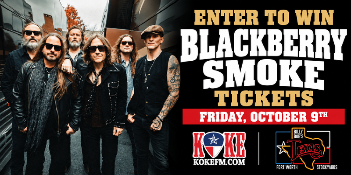 Enter To Win Blackberry Smoke Tickets