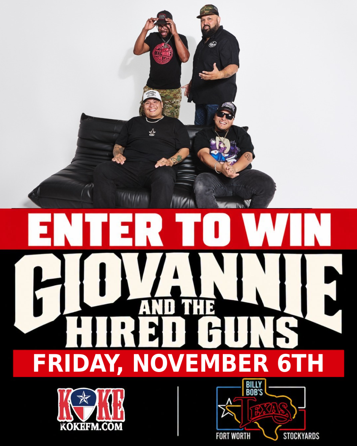 Enter To Win Giovannie and the Hired Guns Tickets